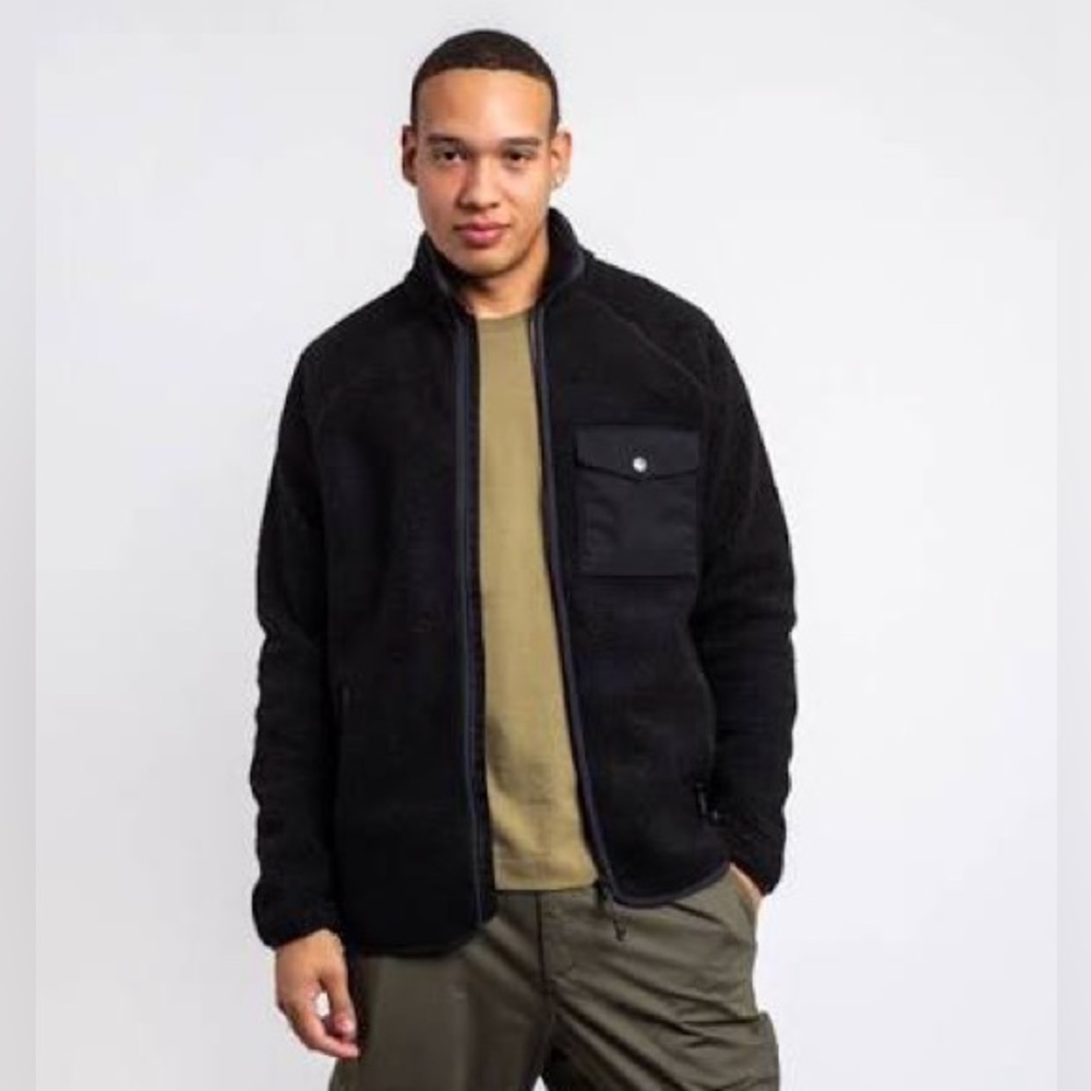 Fjällräven Vardag Pile Fleece Jacket XL Black Full Zip